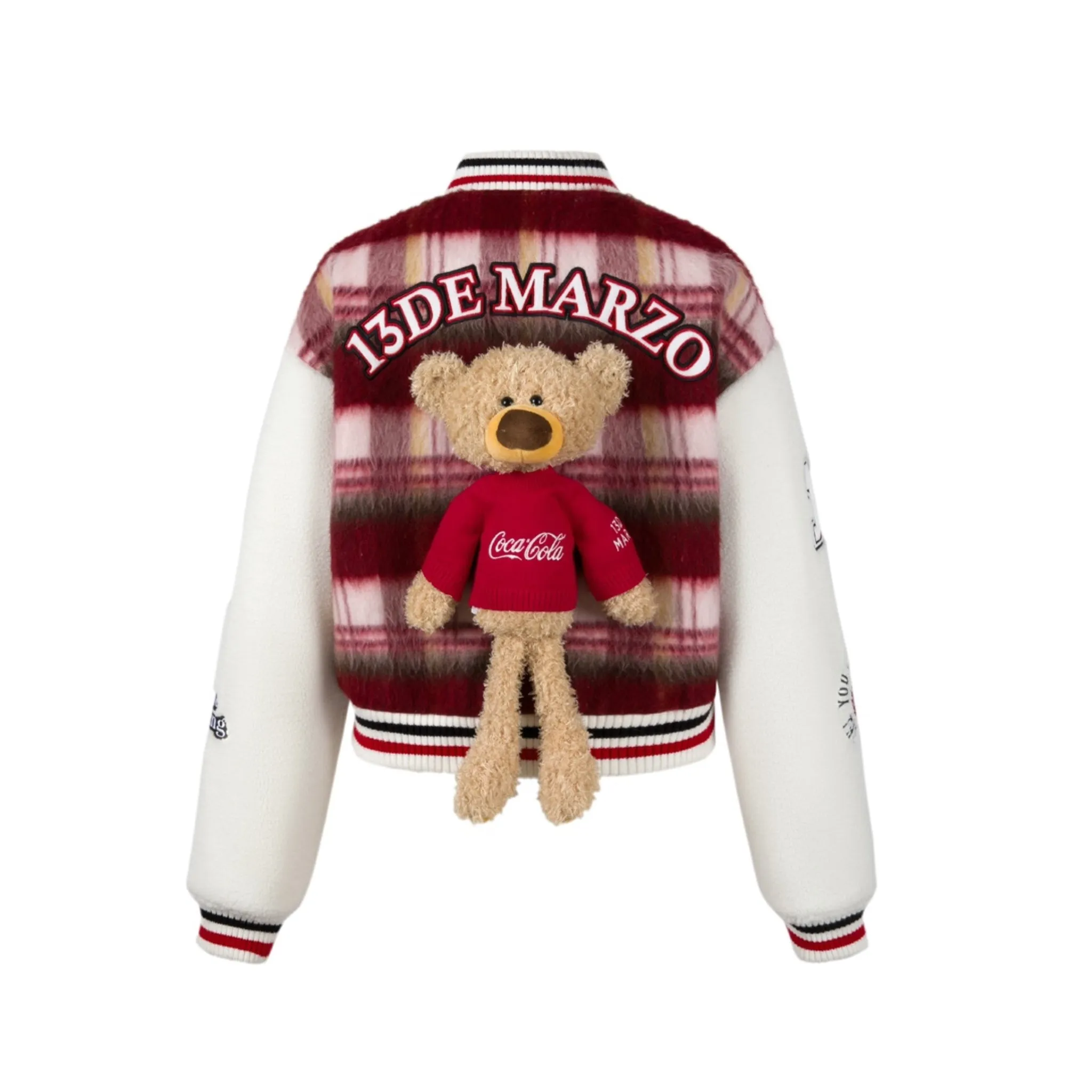 13De Marzo Coca-Cola Bear Tweed Fleece