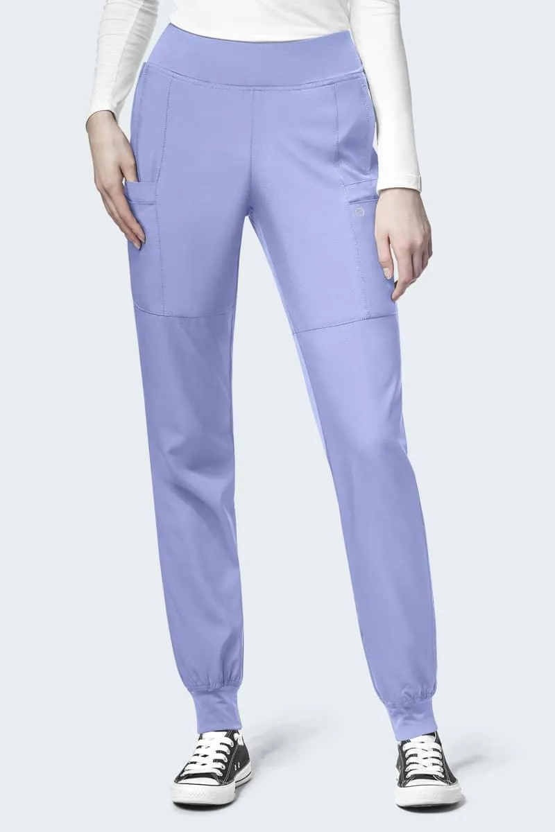 5555 WonderWink W123 Women's Comfort Waist Cargo Jogger Pant