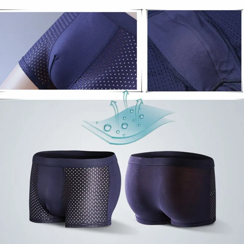 Angelo Ricci™ Breathable Bamboo Fiber Boxers Underwear