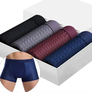 Angelo Ricci™ Breathable Bamboo Fiber Boxers Underwear