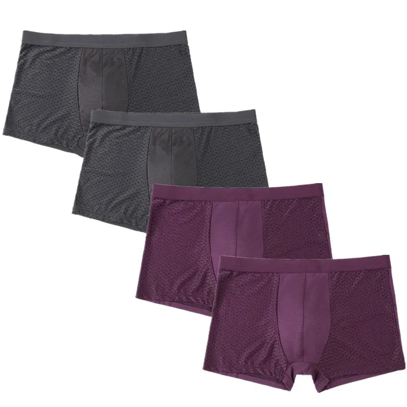 Angelo Ricci™ Breathable Bamboo Fiber Boxers Underwear