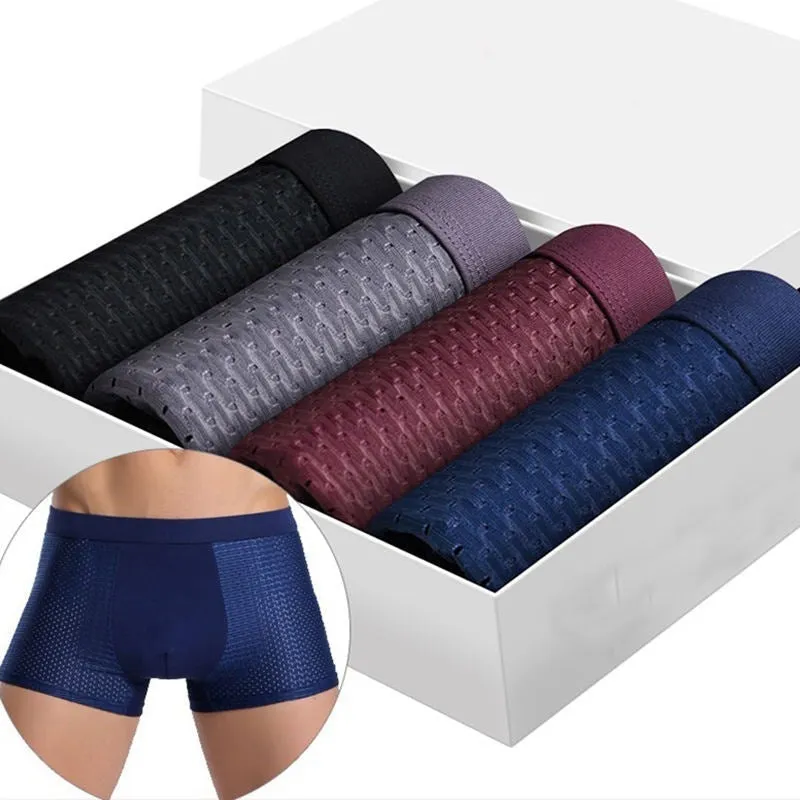 Angelo Ricci™ Breathable Bamboo Fiber Boxers Underwear