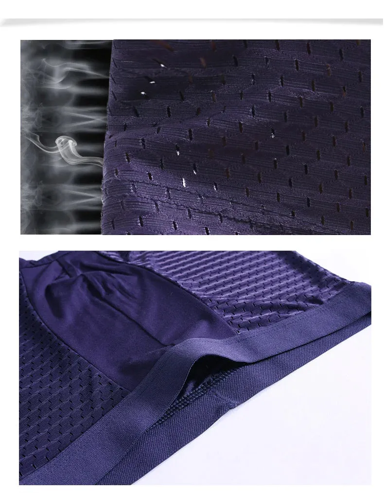 Bamboo Fiber Breathable Men's Boxer (4pcs)