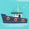 Boat Print Kids T-Shirt