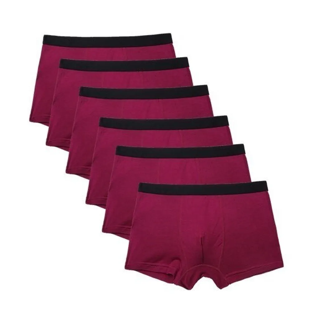 Boxer Men Solid Bamboo Fiber Breathable Comfortable Underwear Man Boxers Super-Elastic Shorts Black Underpants Male Panties Gay