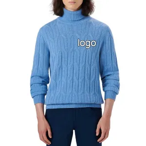 Custom Turtleneck Sweater | Custom Wool Blend Knitwear Manufacturer
