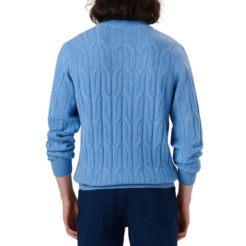 Custom Turtleneck Sweater | Custom Wool Blend Knitwear Manufacturer
