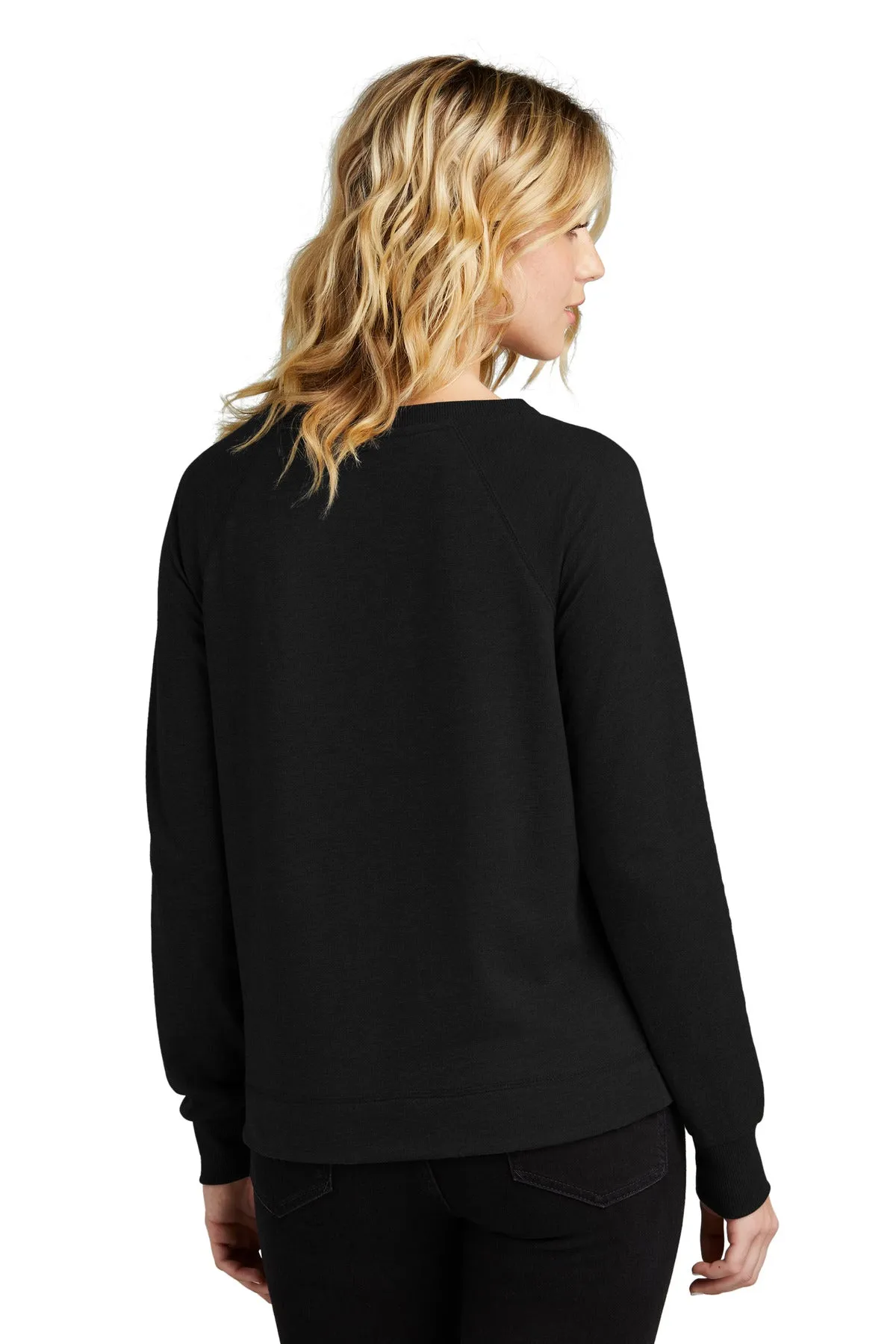 District Women's Featherweight French Terry™ Long Sleeve Crewneck DT672