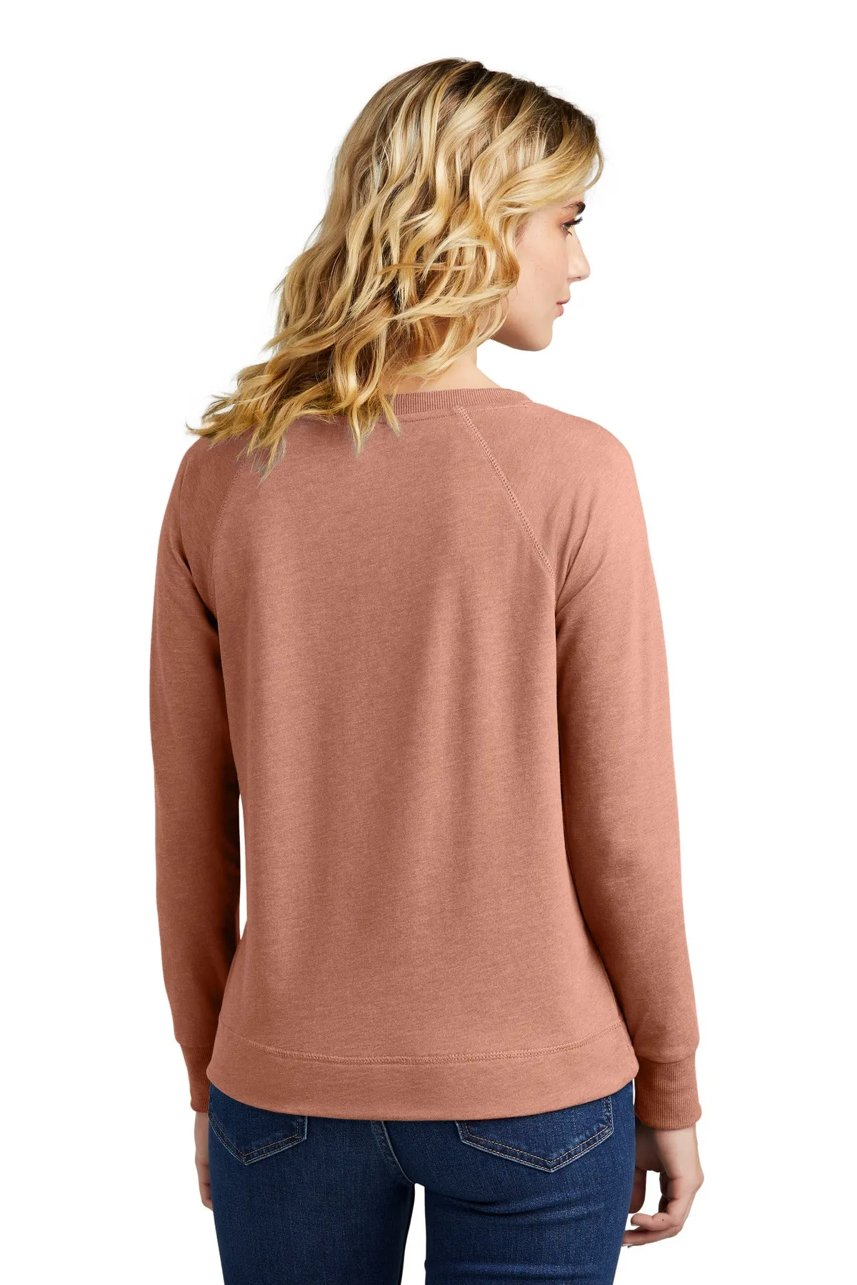 District Women's Featherweight French Terry™ Long Sleeve Crewneck DT672
