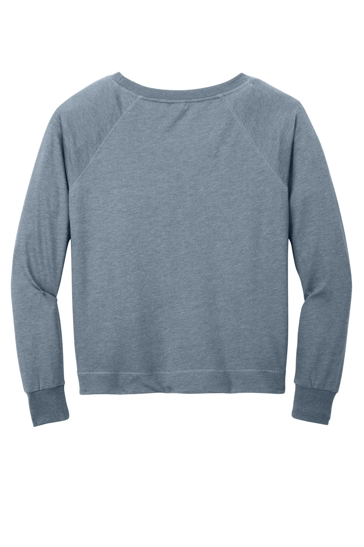 District Women's Featherweight French Terry™ Long Sleeve Crewneck DT672