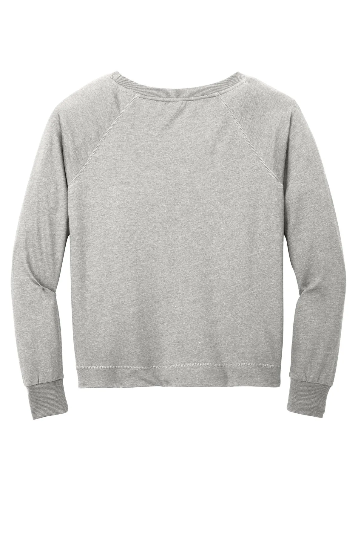 District Women's Featherweight French Terry™ Long Sleeve Crewneck DT672