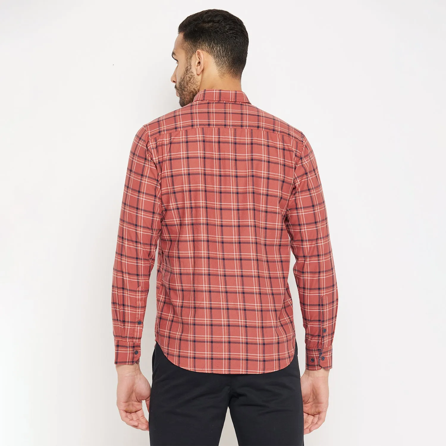 Duke Men Stardust Cotton Full Sleeve Shirt (SDO5CKTA)
