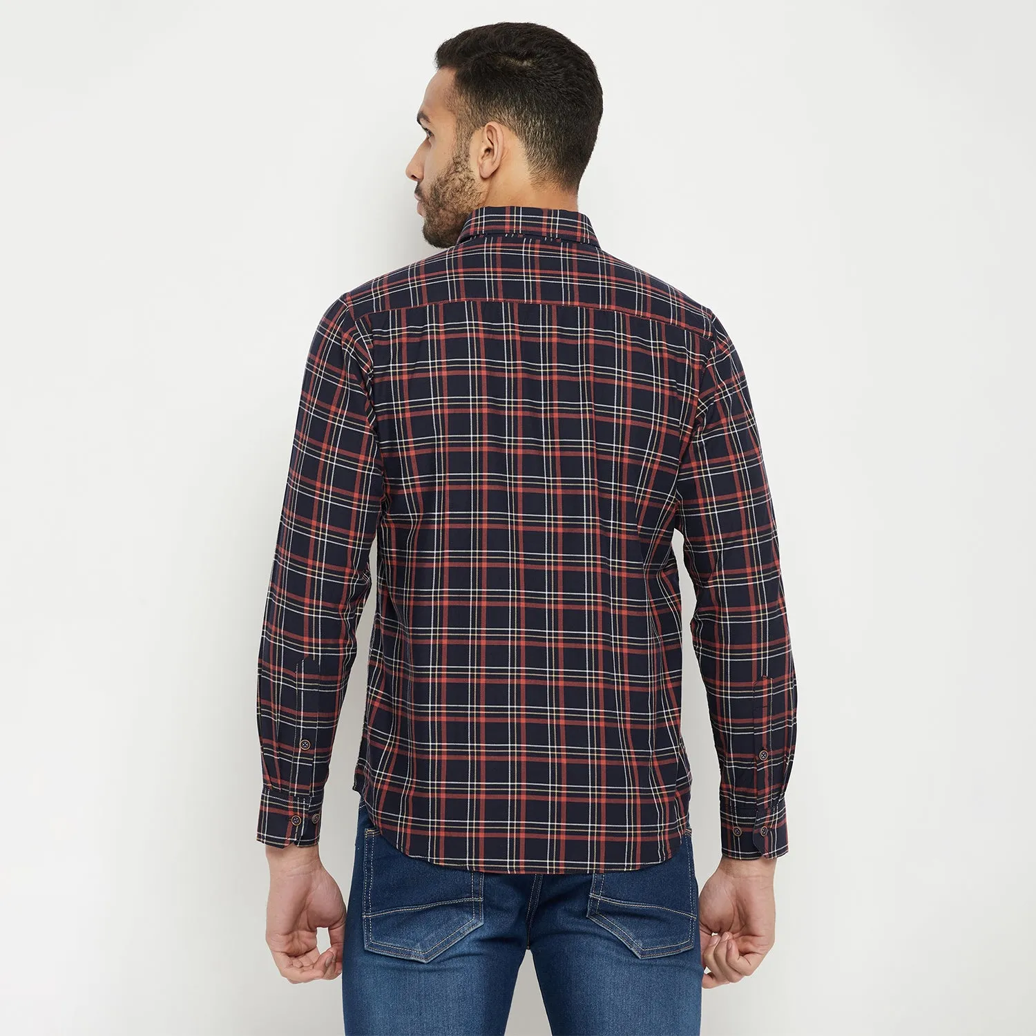 Duke Men Stardust Cotton Full Sleeve Shirt (SDO5CKTA)