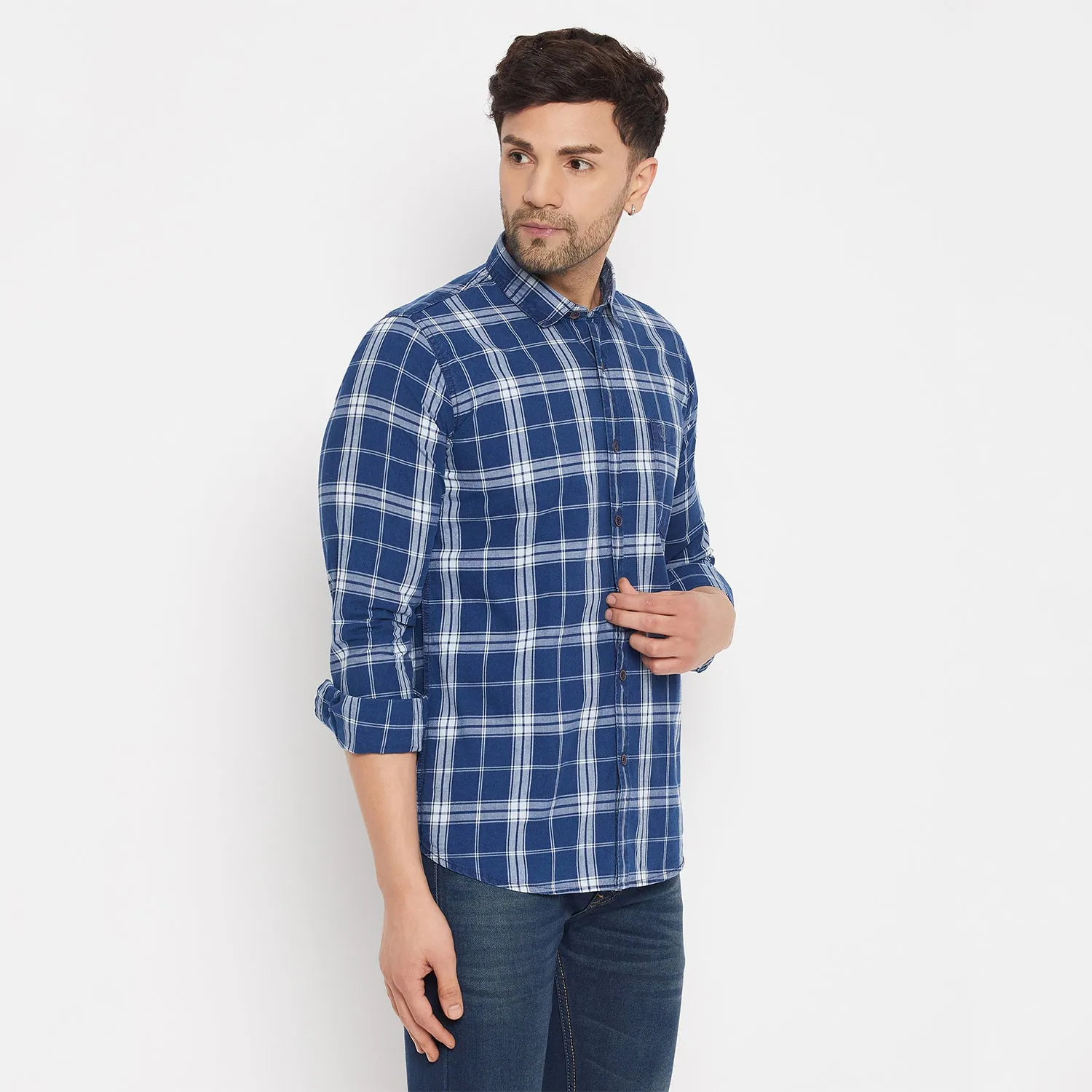 Duke Stardust Men Full Sleeve Cotton Shirt (SDO9CKTI)