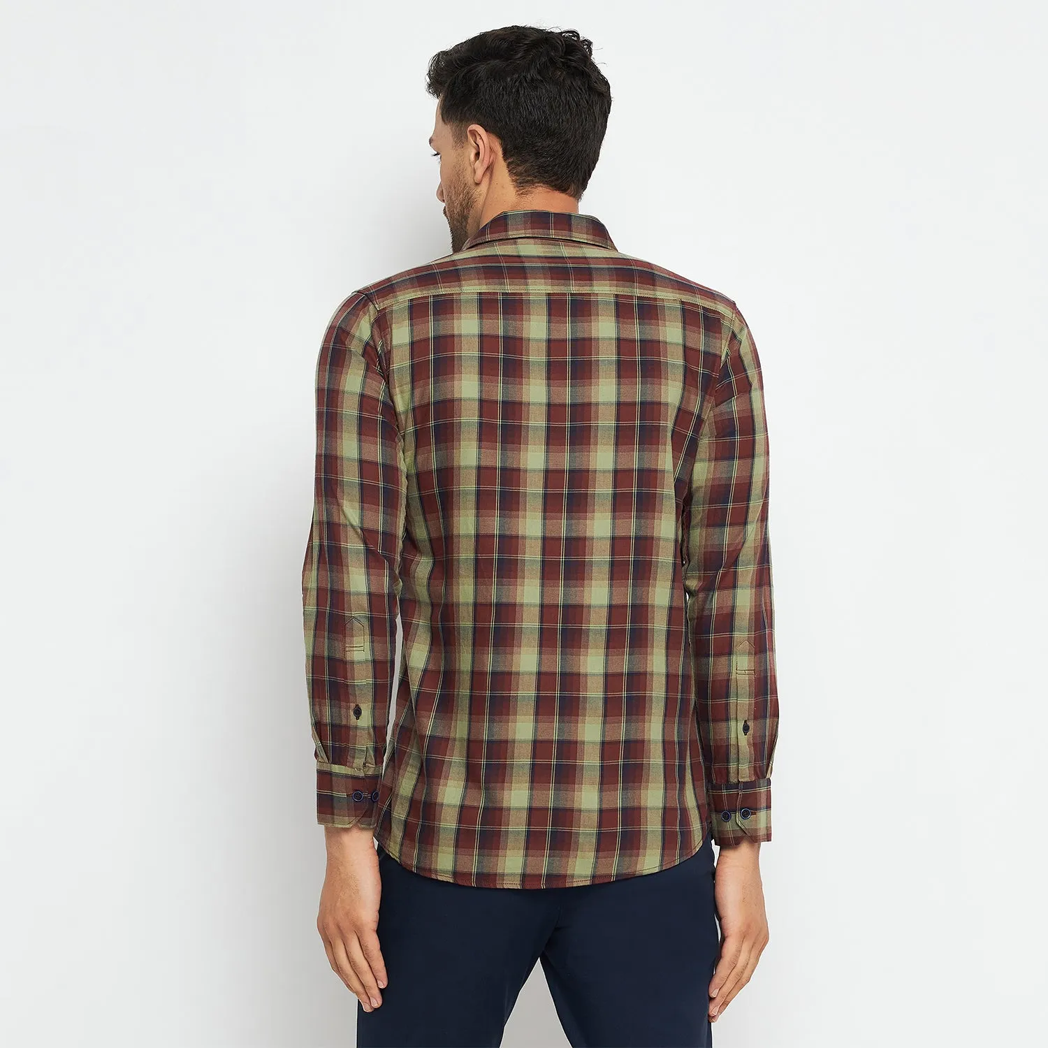 Duke Stardust Men Full Sleeve Cotton Shirts (SDO8CK)