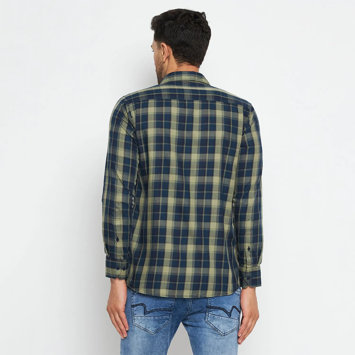 Duke Stardust Men Full Sleeve Cotton Shirts (SDO8CK)