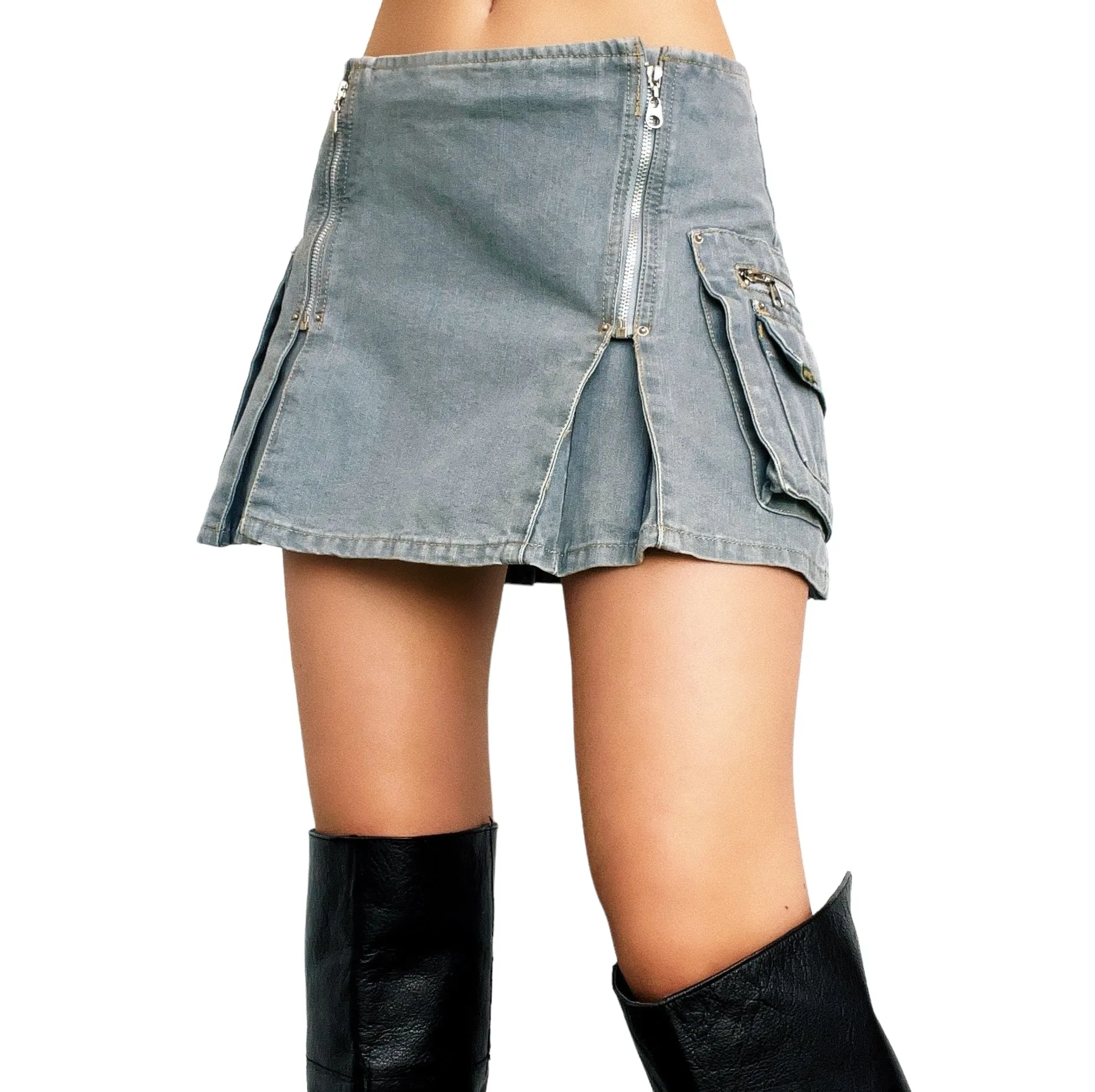 Early 2000s Mini Cargo Skirt (M)