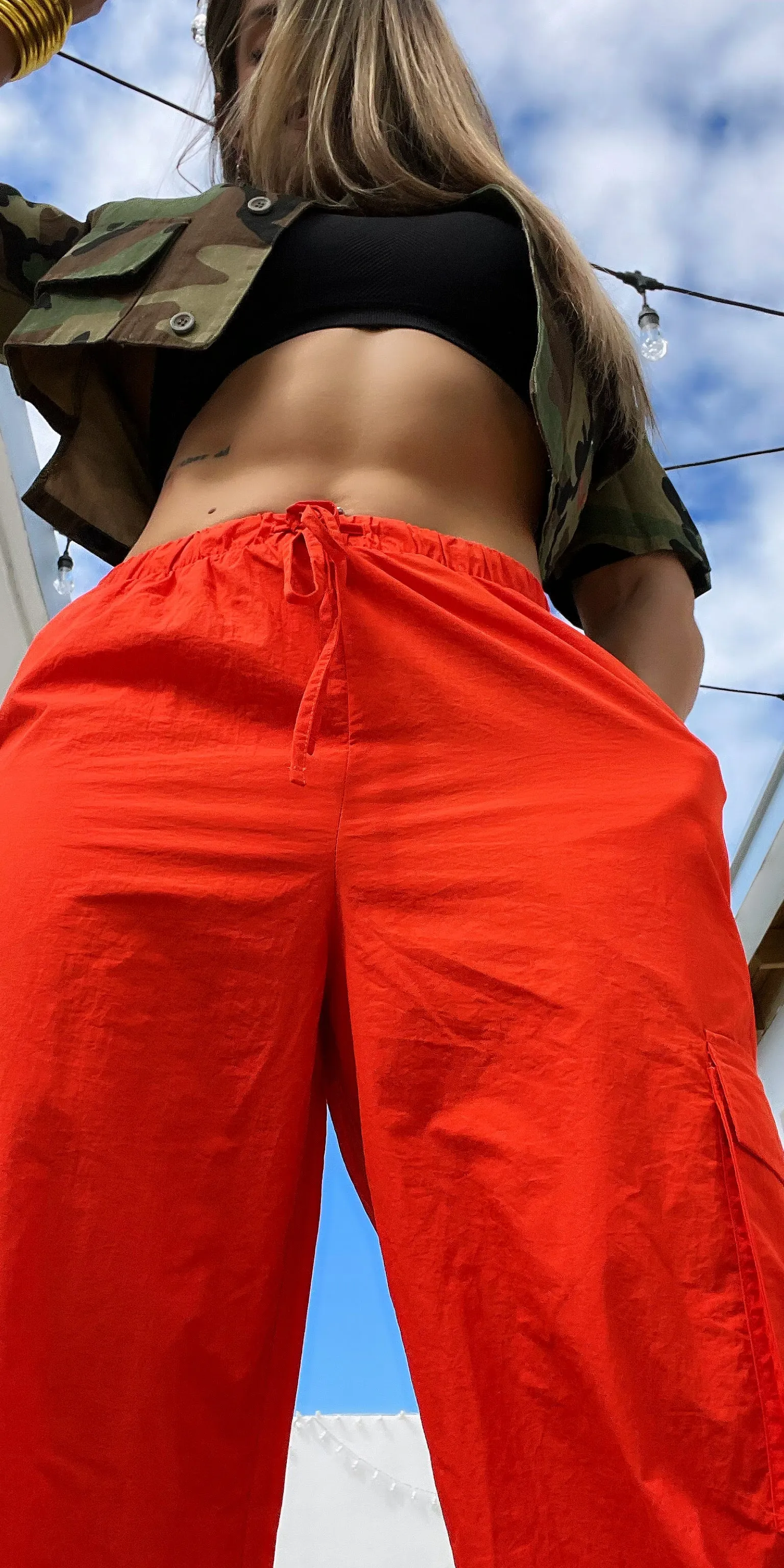 Go To Orange Joggers
