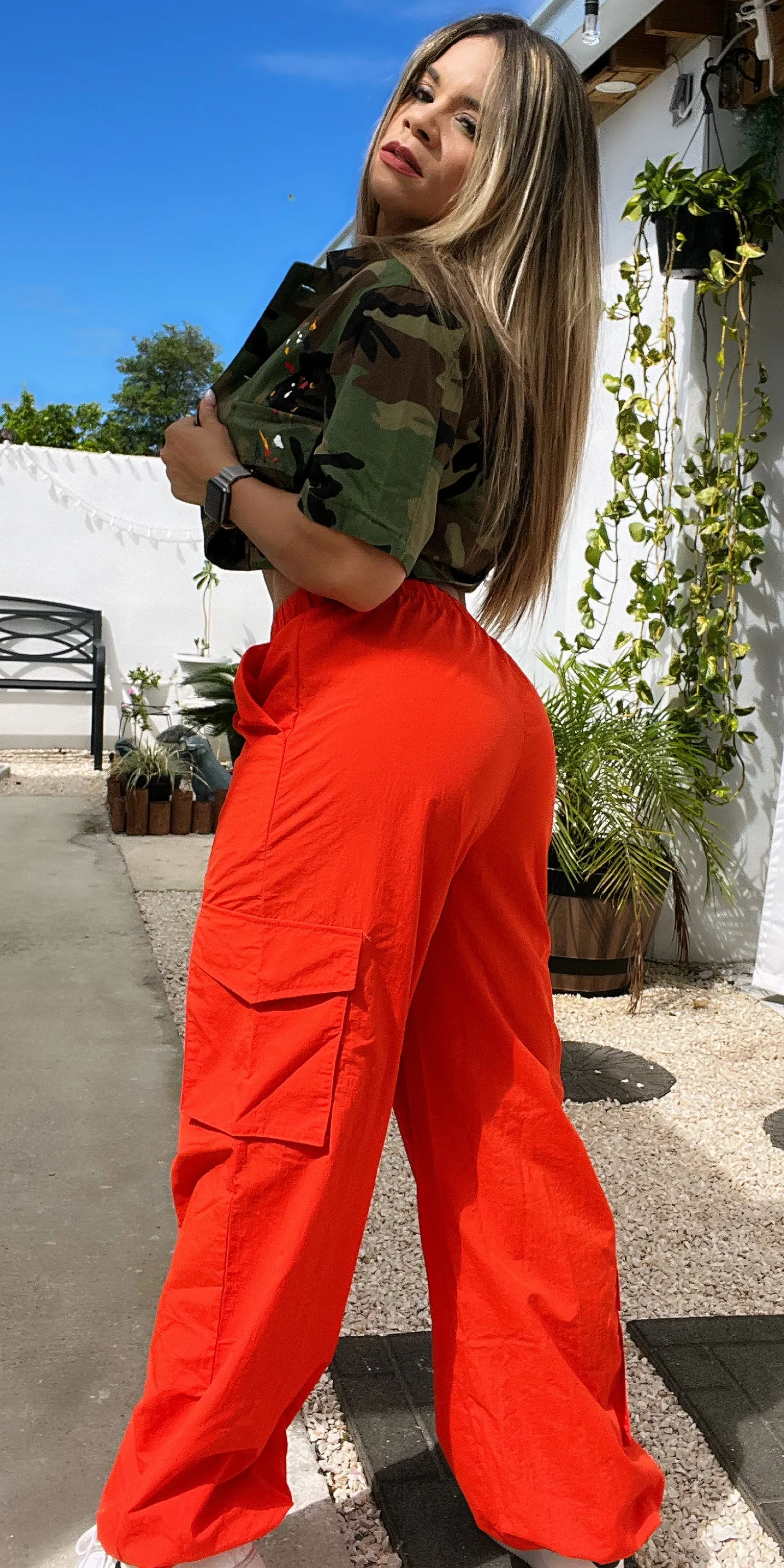 Go To Orange Joggers
