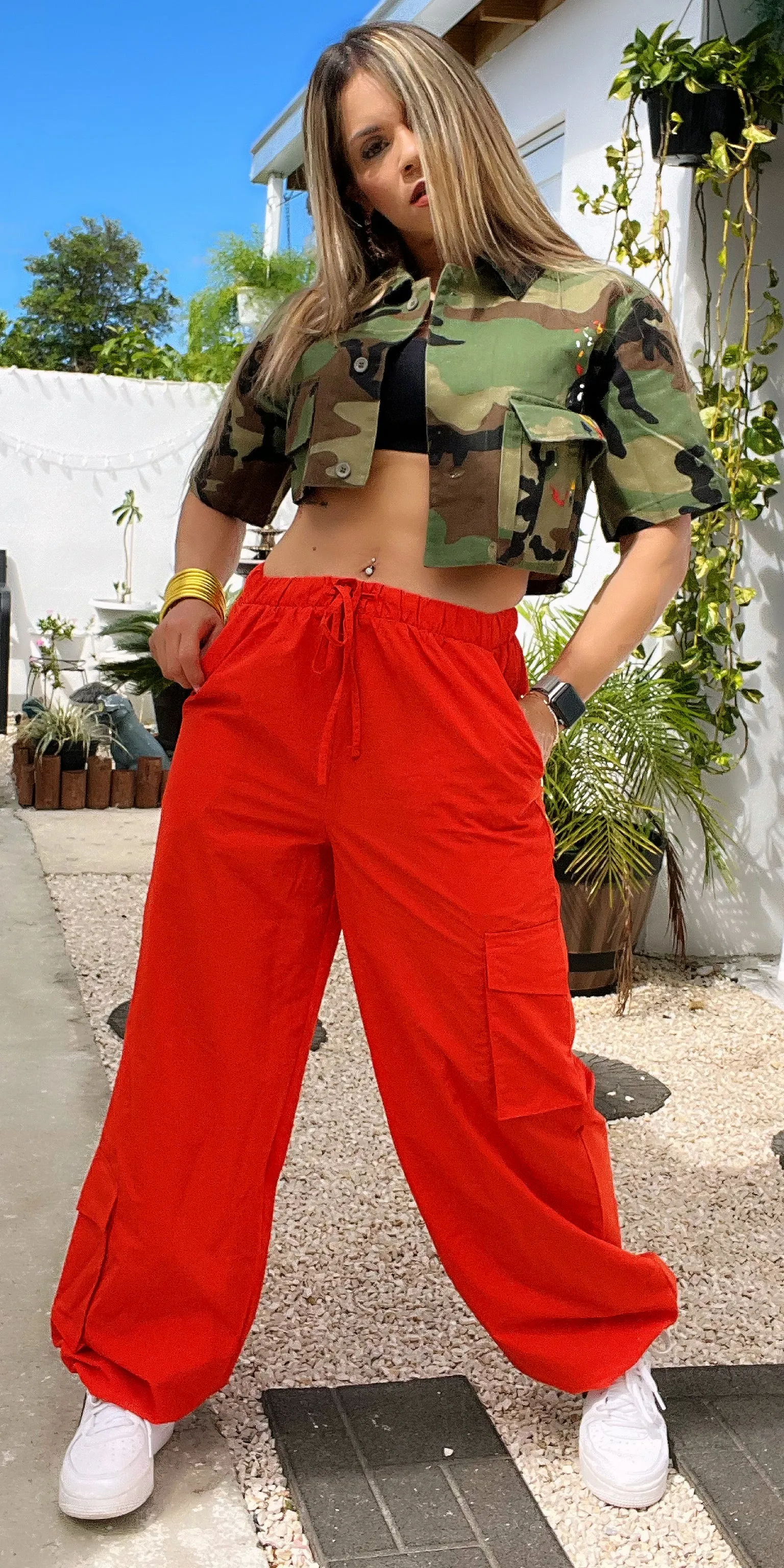 Go To Orange Joggers