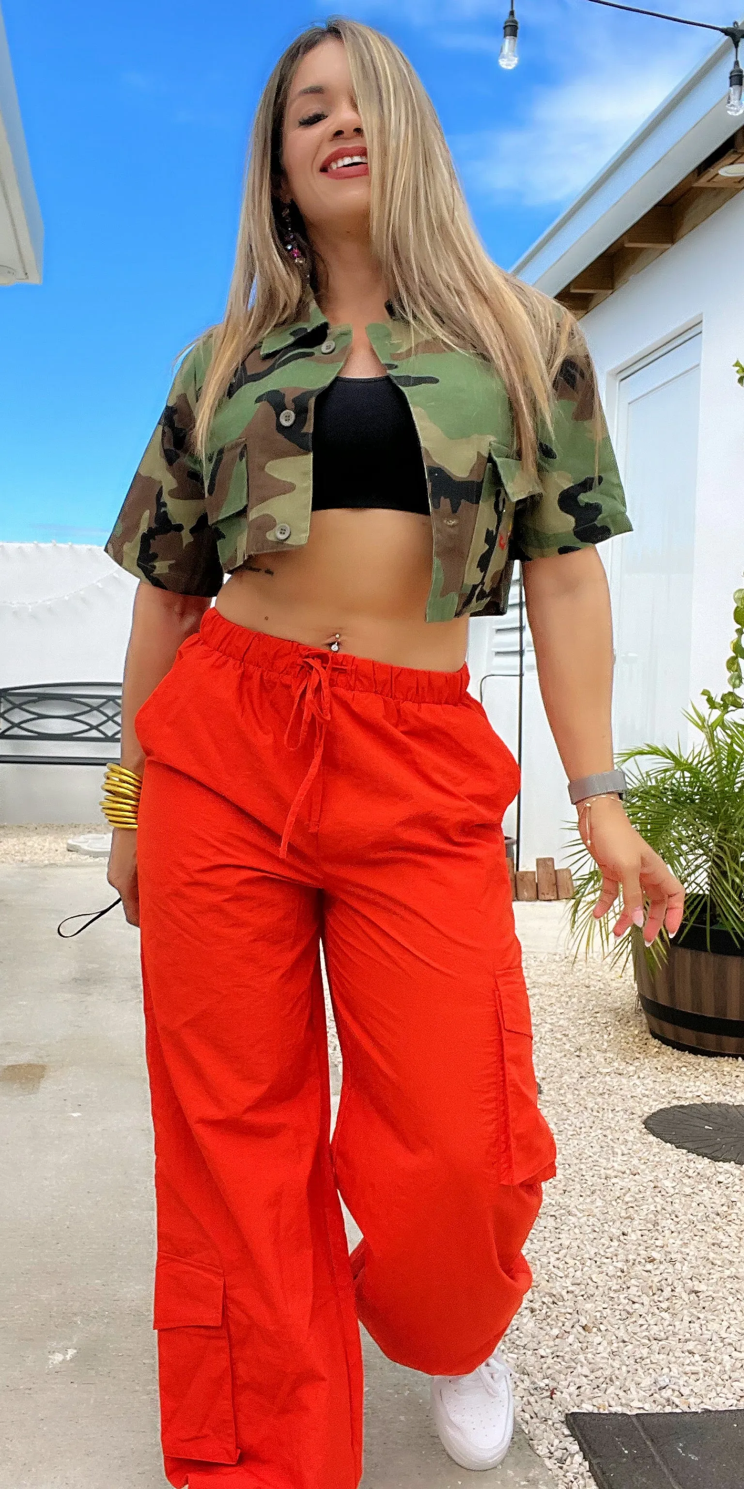 Go To Orange Joggers