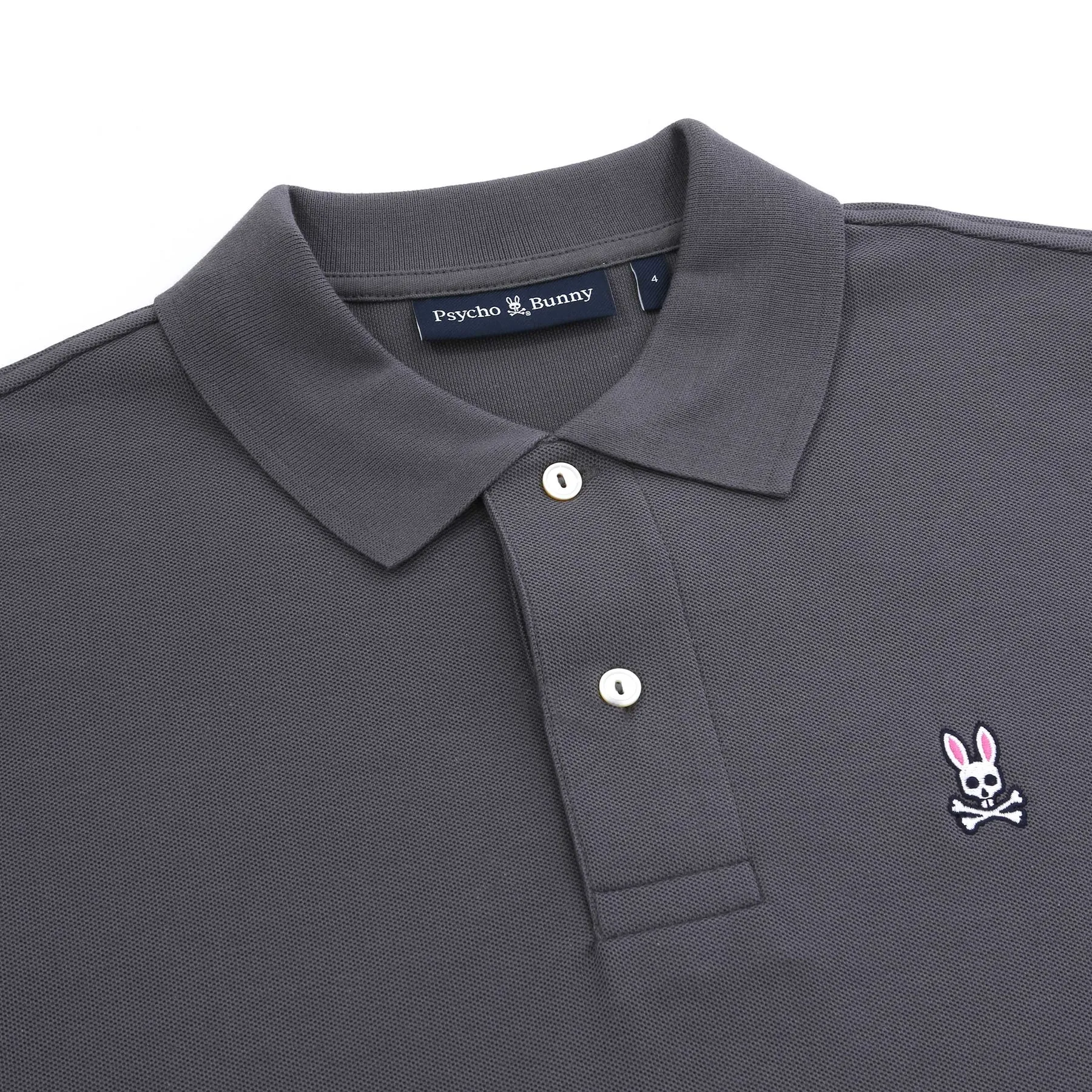 ID24846-Psycho Bunny Blackened Pearl Polo Shirt