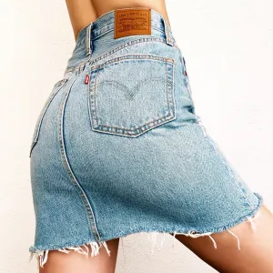 Levi's Distressed Denim Skirt