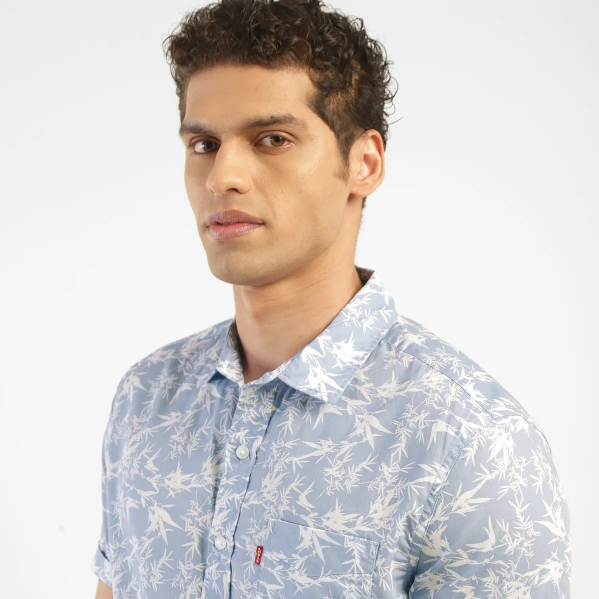 Men's All Over Printed Slim Fit Shirt
