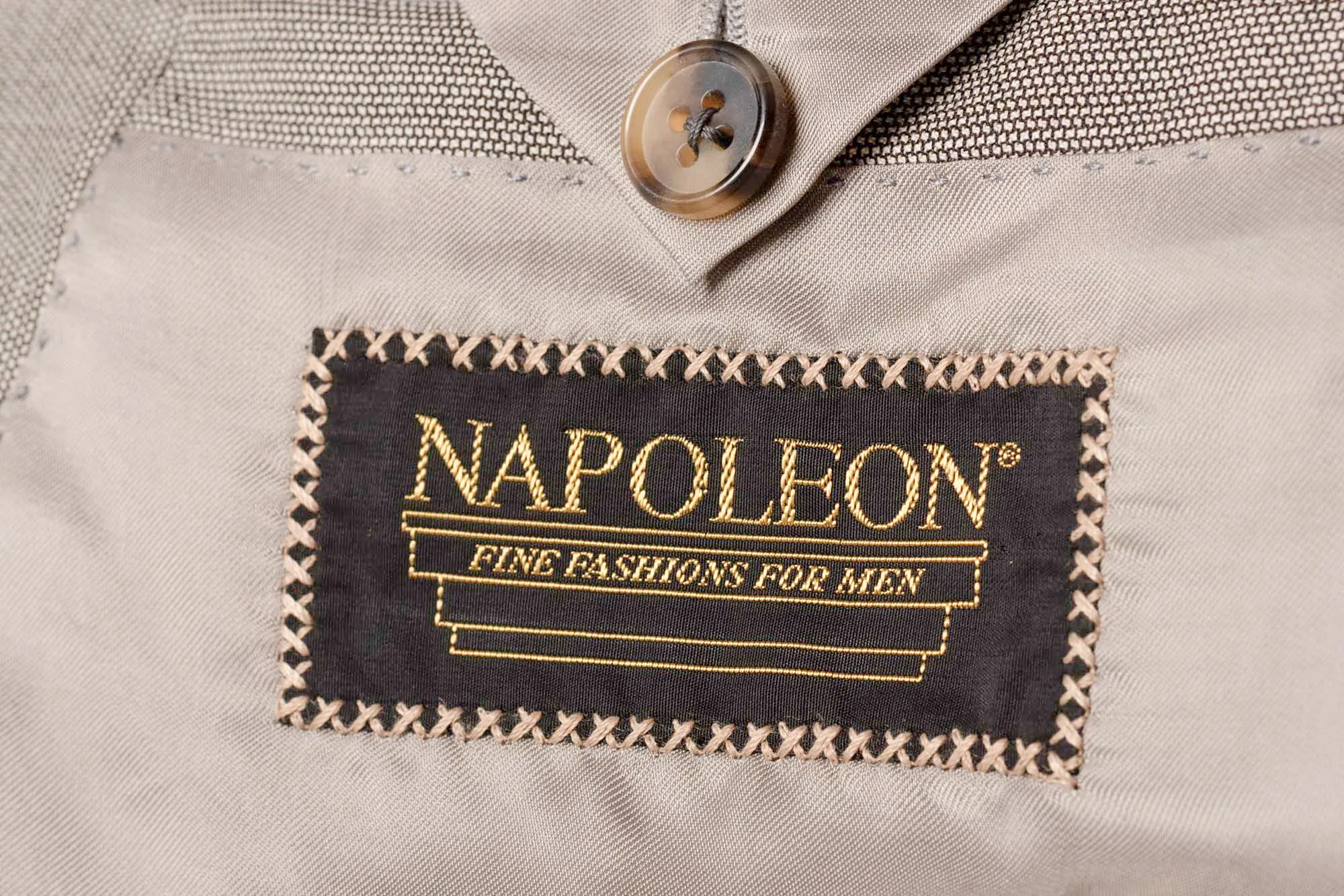 NAPOLEON Handmade Gray Wool Super 150’s DB Suit EU 52 NEW US 42