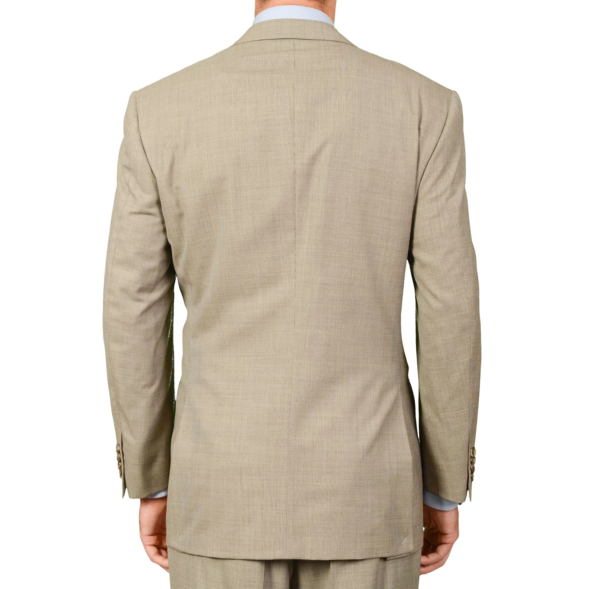 NAPOLEON Handmade Gray Wool Super 150’s DB Suit EU 52 NEW US 42