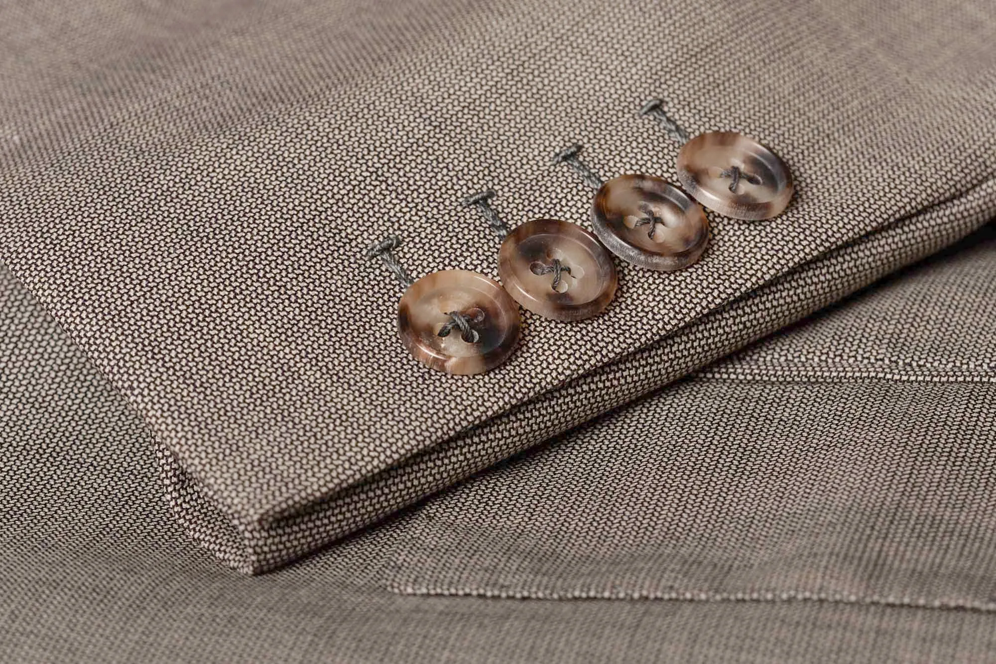 NAPOLEON Handmade Gray Wool Super 150’s DB Suit EU 52 NEW US 42