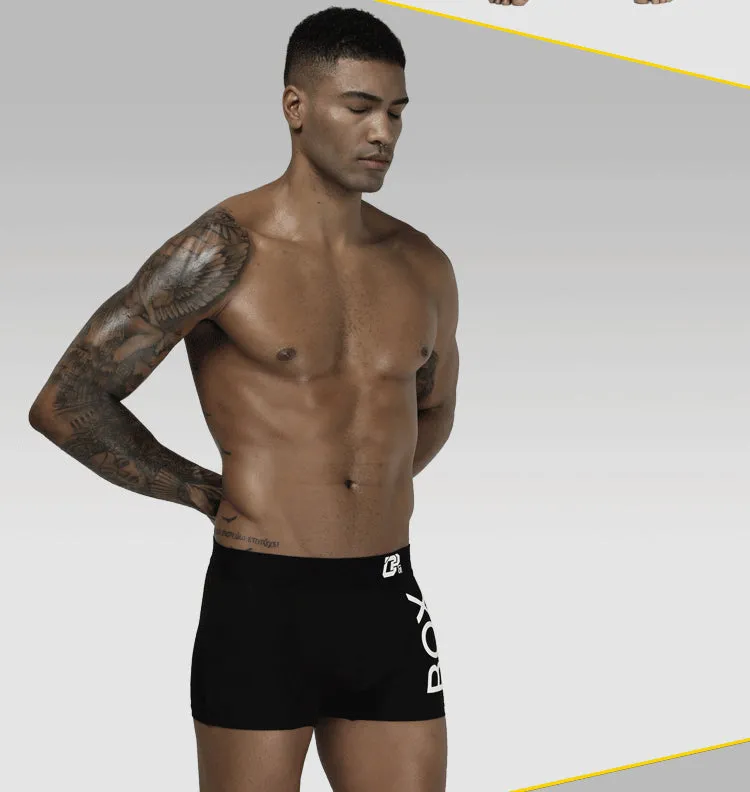 ORLVS Mesh MIke Fiber Cotton Boxershorts Men Comforable Panties Set Gay Sexy Underwear Man Boxer 9Color Free ShippingM/L/XL/XXL