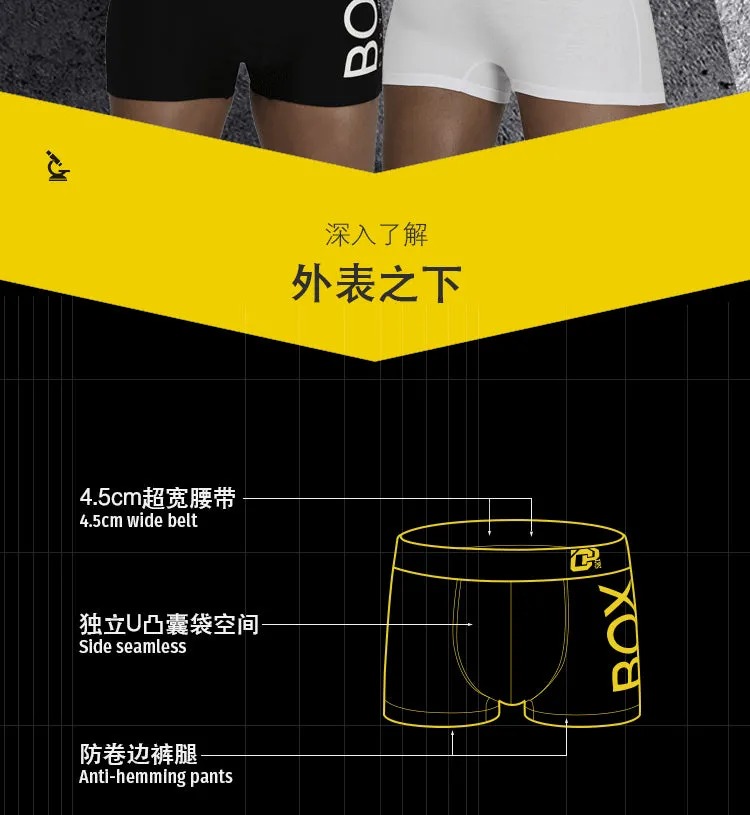 ORLVS Mesh MIke Fiber Cotton Boxershorts Men Comforable Panties Set Gay Sexy Underwear Man Boxer 9Color Free ShippingM/L/XL/XXL