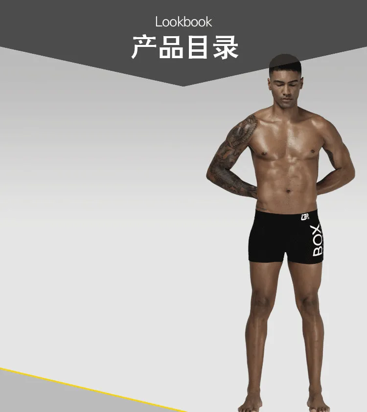 ORLVS Mesh MIke Fiber Cotton Boxershorts Men Comforable Panties Set Gay Sexy Underwear Man Boxer 9Color Free ShippingM/L/XL/XXL