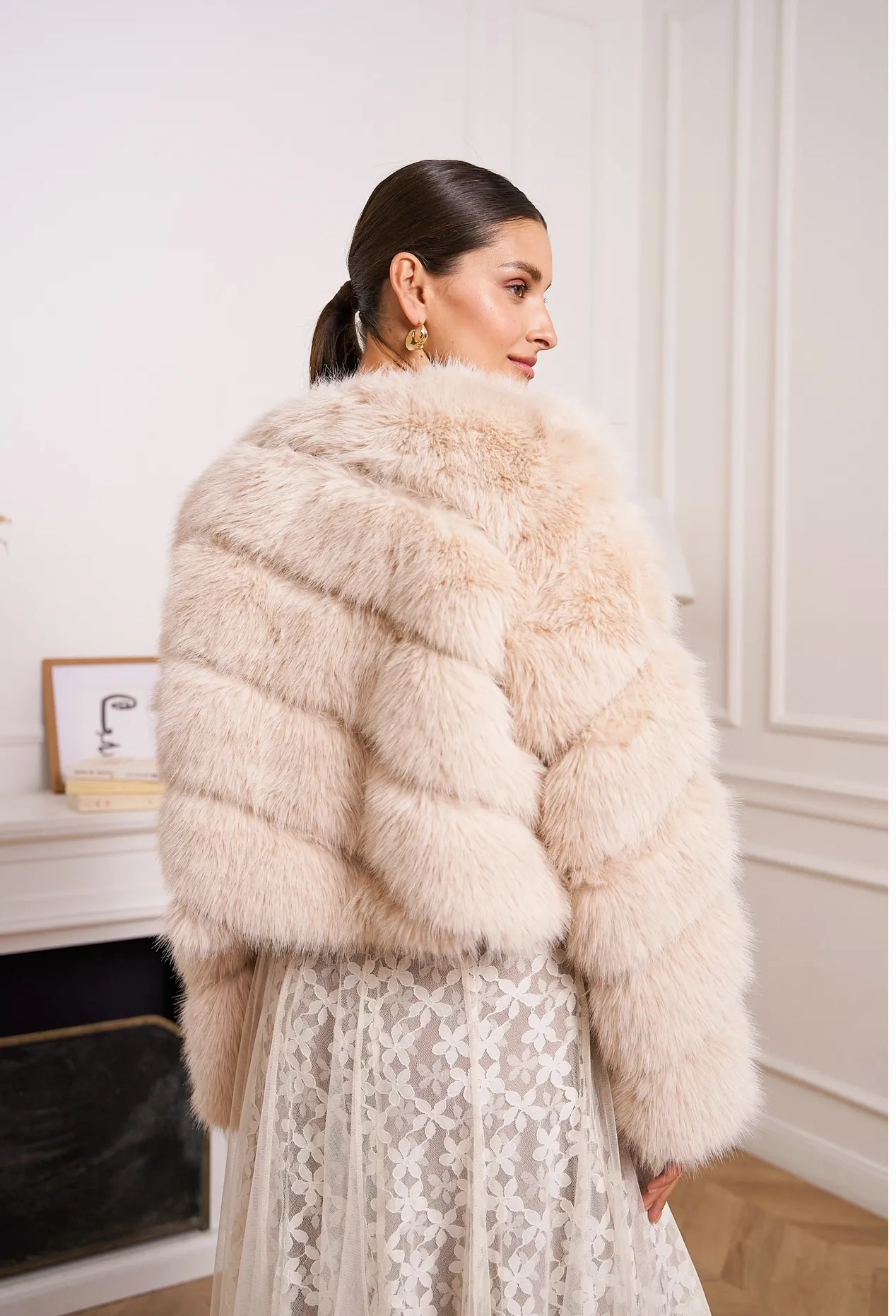 Paula Short Faux Fur Jacket