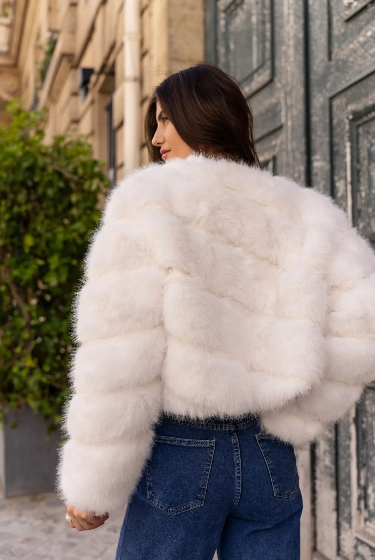 Paula Short Faux Fur Jacket