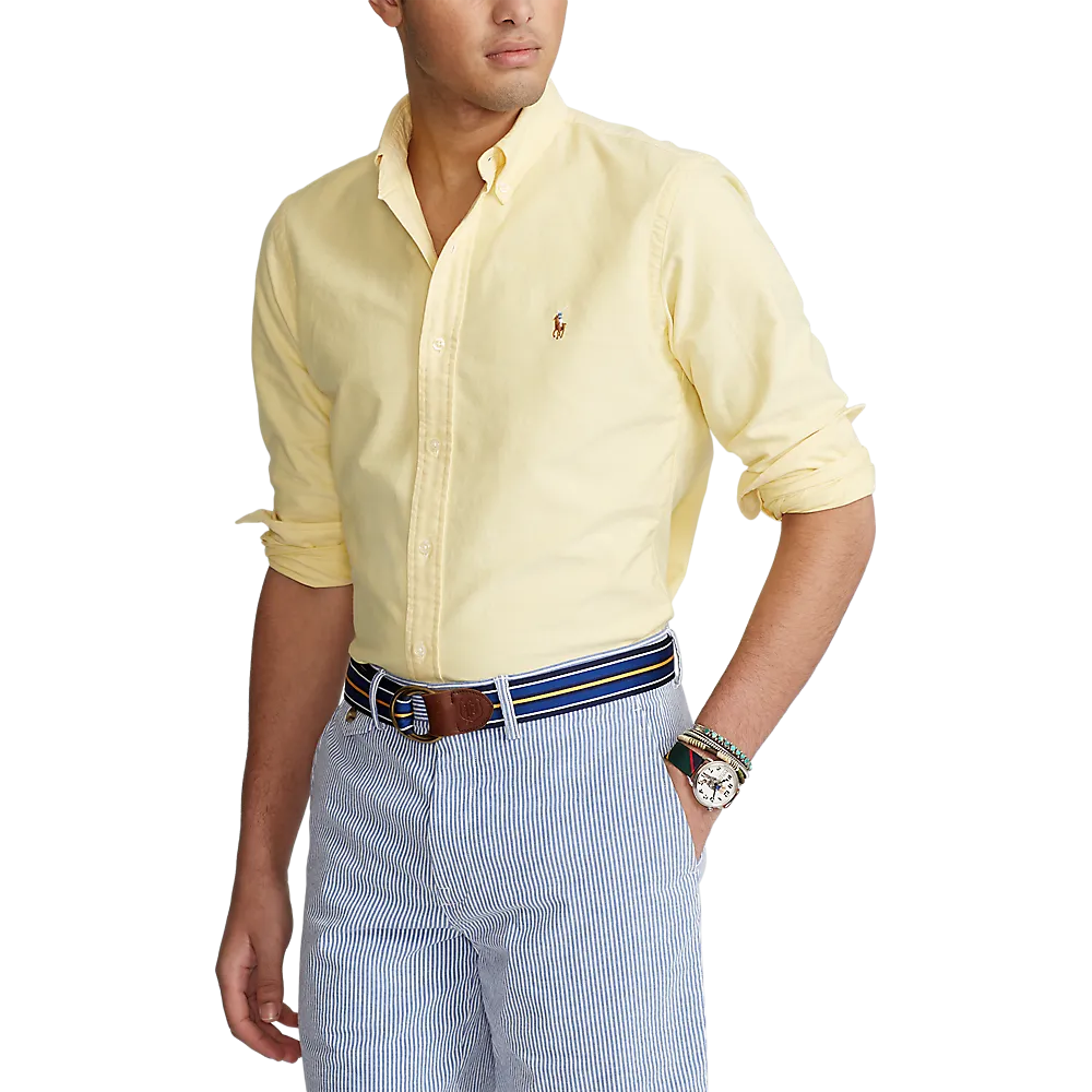 Polo Ralph Lauren Men’s Long Sleeve Oxford Sport Shirt – Classic Fit