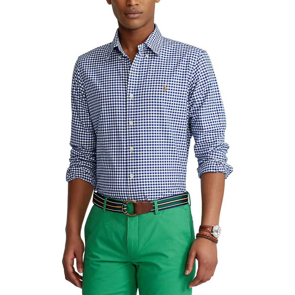 Polo Ralph Lauren Men’s Long Sleeve Oxford Sport Shirt – Classic Fit