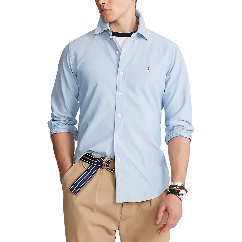 Polo Ralph Lauren Men’s Long Sleeve Oxford Sport Shirt – Classic Fit