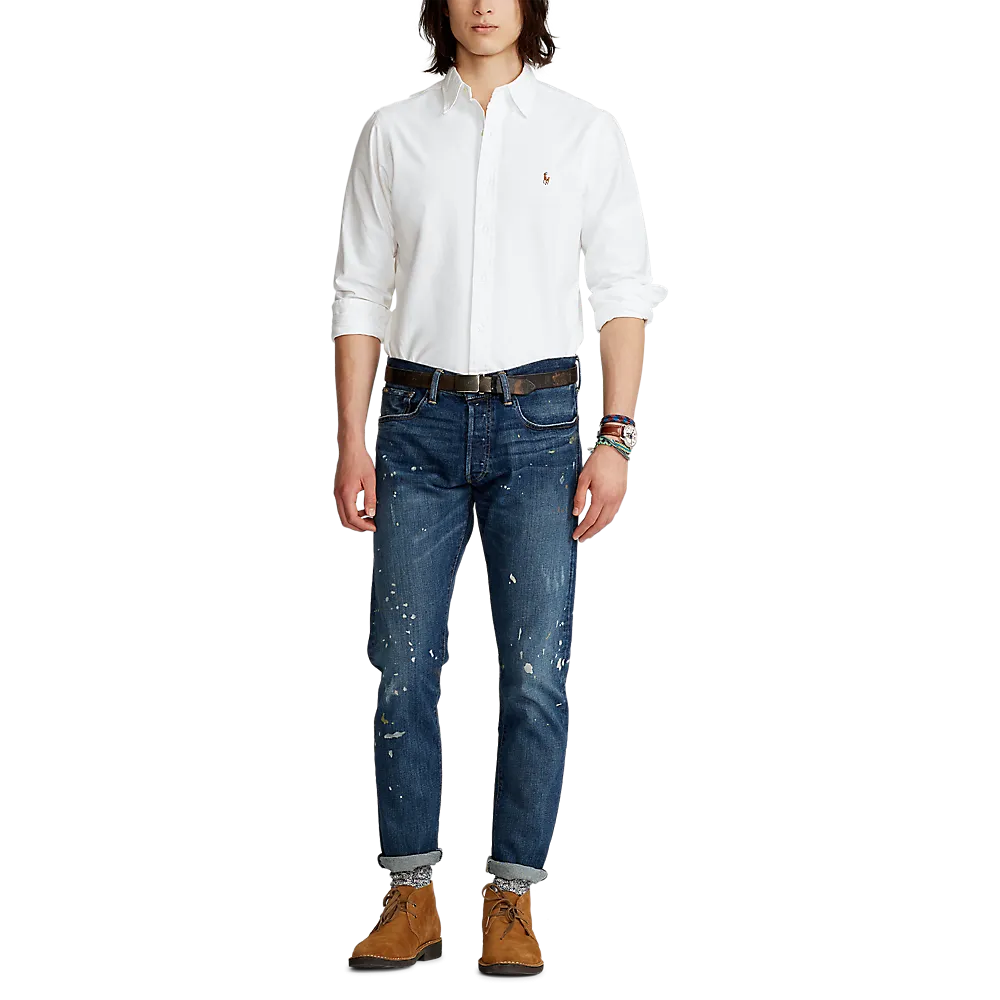 Polo Ralph Lauren Men’s Long Sleeve Oxford Sport Shirt – Classic Fit