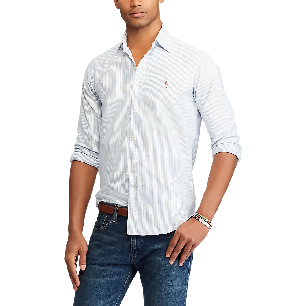 Polo Ralph Lauren Men’s Long Sleeve Oxford Sport Shirt – Classic Fit