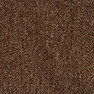 Shetland Camel Herringbone Tweed