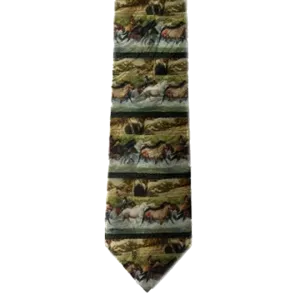 Shooting the Cheyenne River Silk Tie