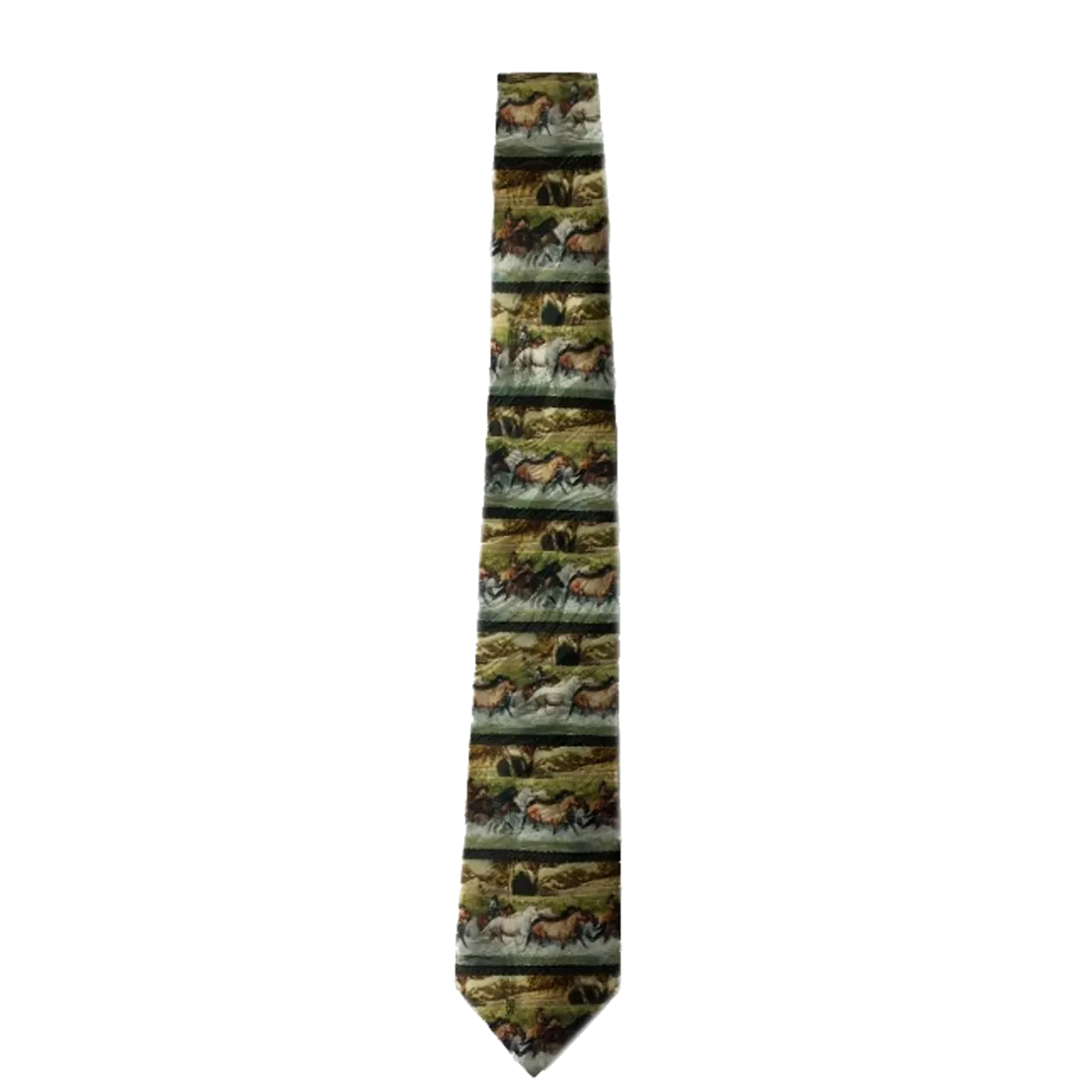 Shooting the Cheyenne River Silk Tie