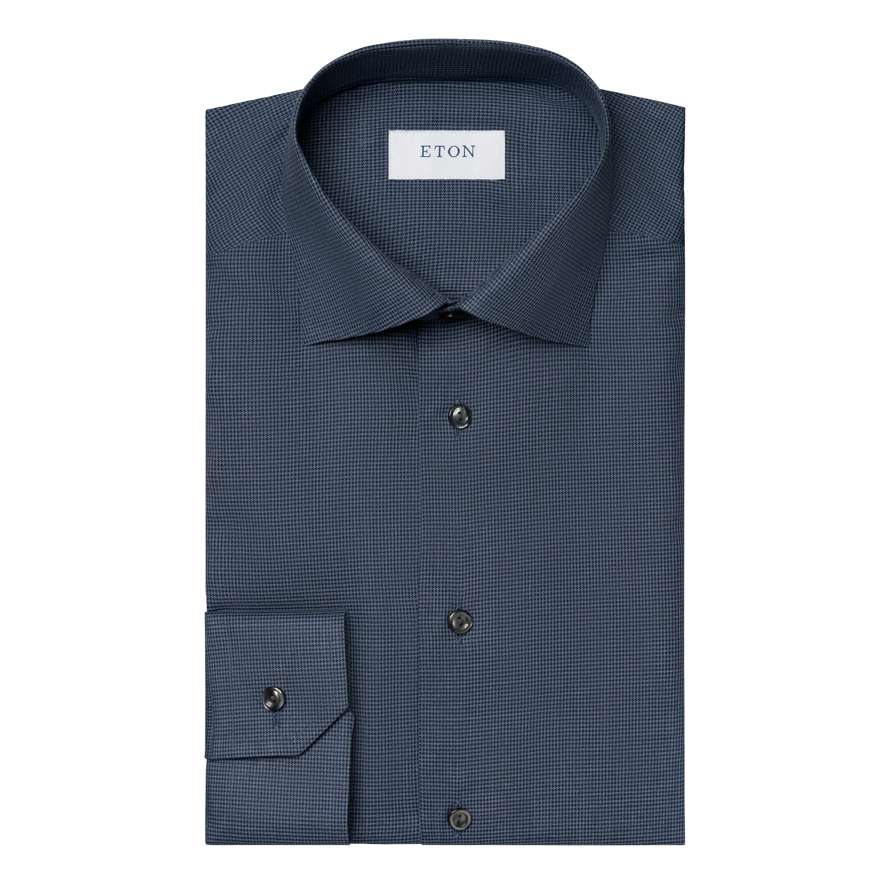 Slim Fit Casual Houndstooth Wrinkle Free Flannel
