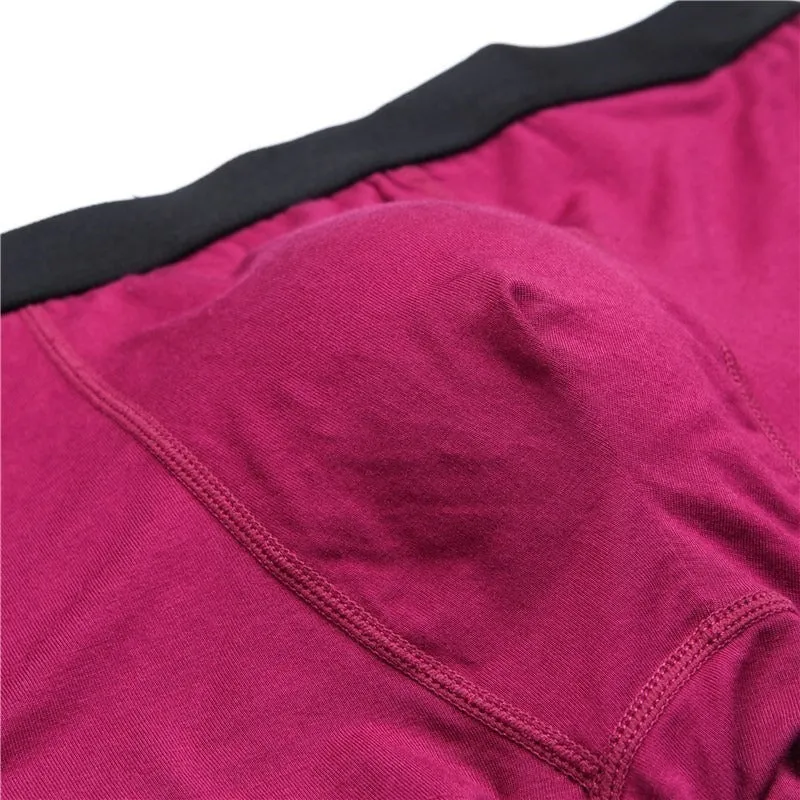 Solid Comfortable Underwear Set For Men 6 Pack