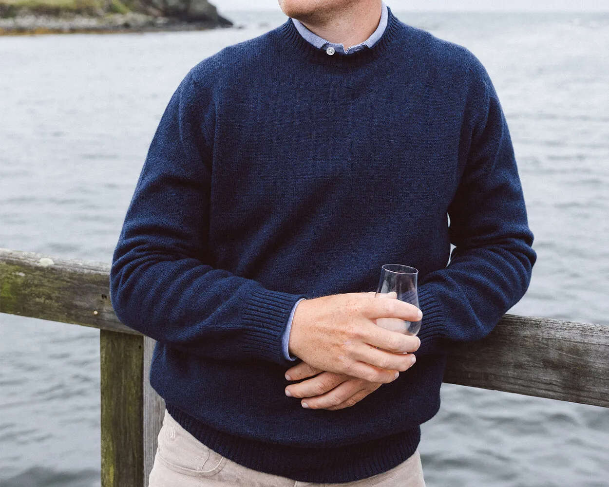 The Berwick Sweater: Navy
