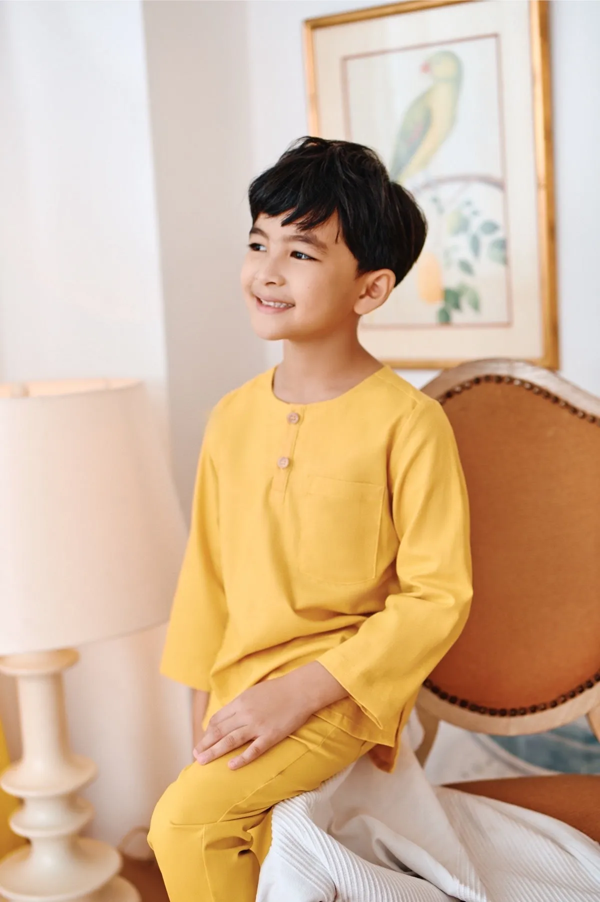 The Perfect Slim Fit Pants - Dijon Mustard