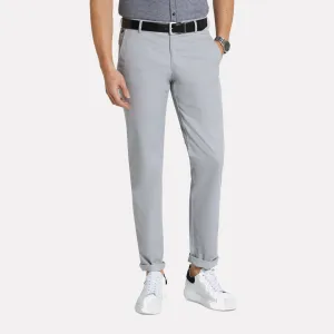 Tokyo Slim Fit Micro Print Organic Cotton Pant / Grey