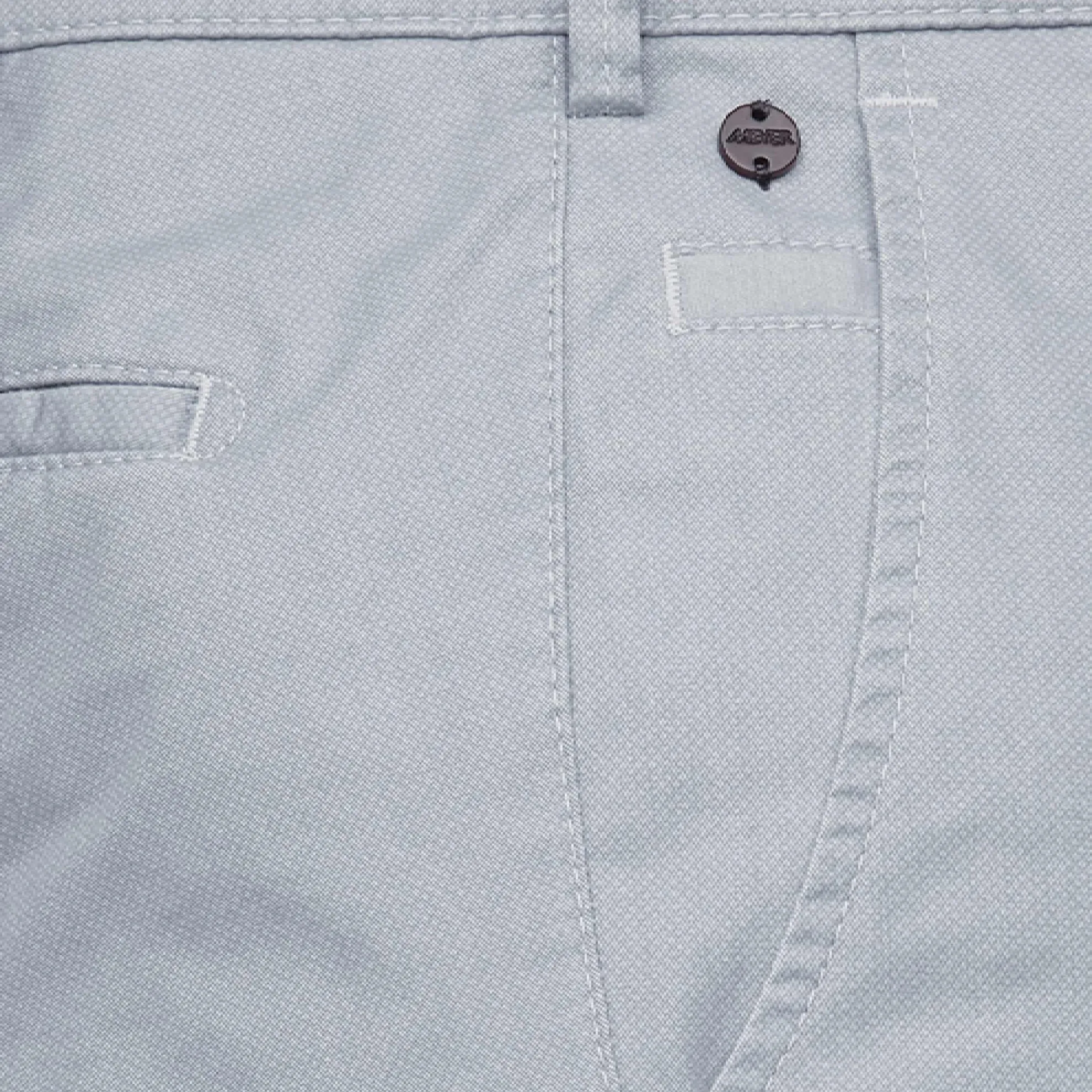 Tokyo Slim Fit Micro Print Organic Cotton Pant / Grey